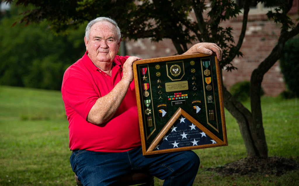 Bronze Star recipient Bobby Gibson